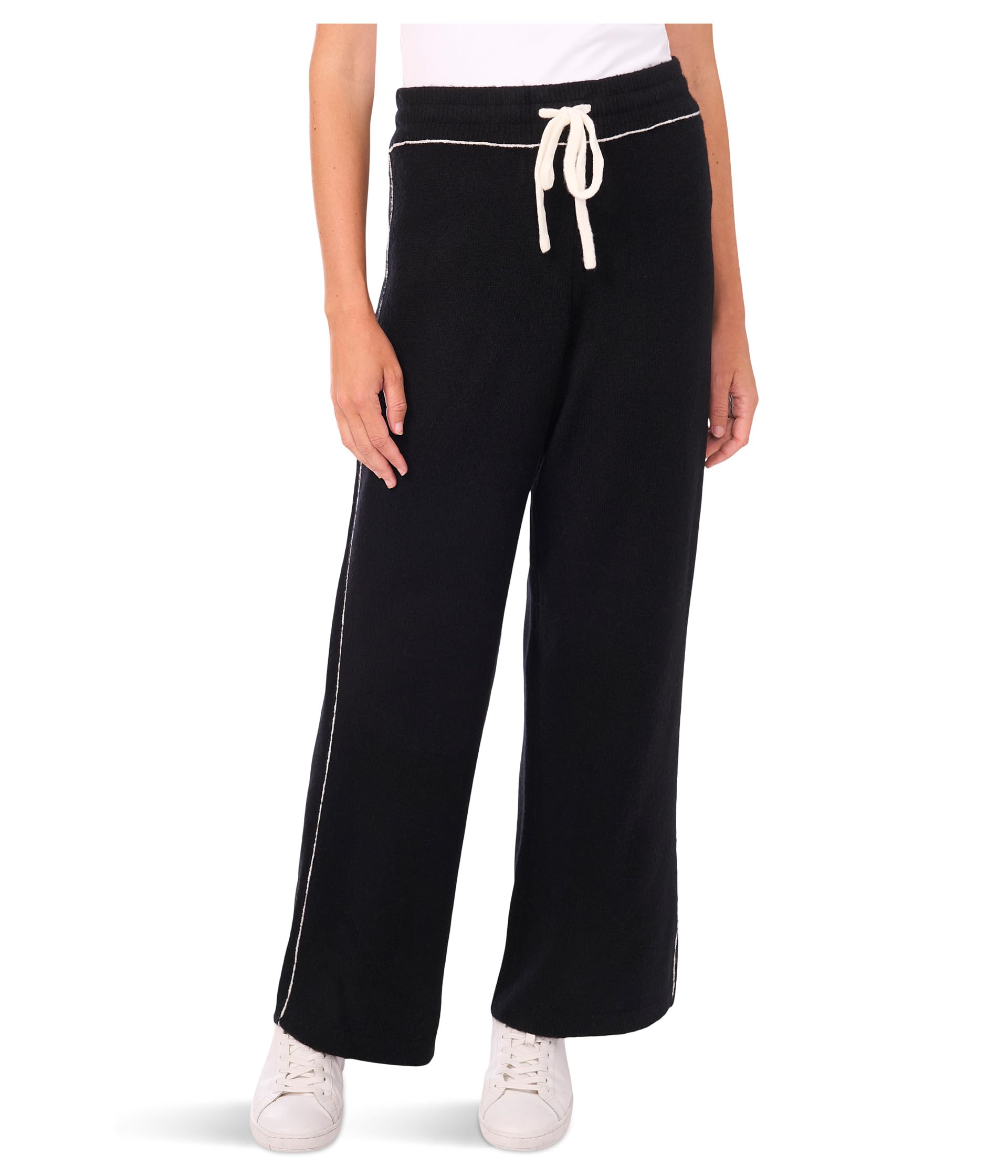 Sweatpant W/ Drawstring & Top Stitch Along Waist