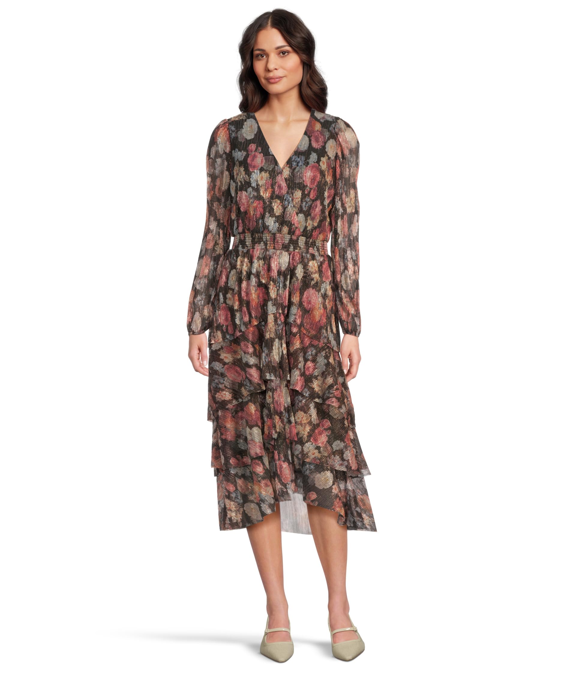 Ruffle Midi Dress