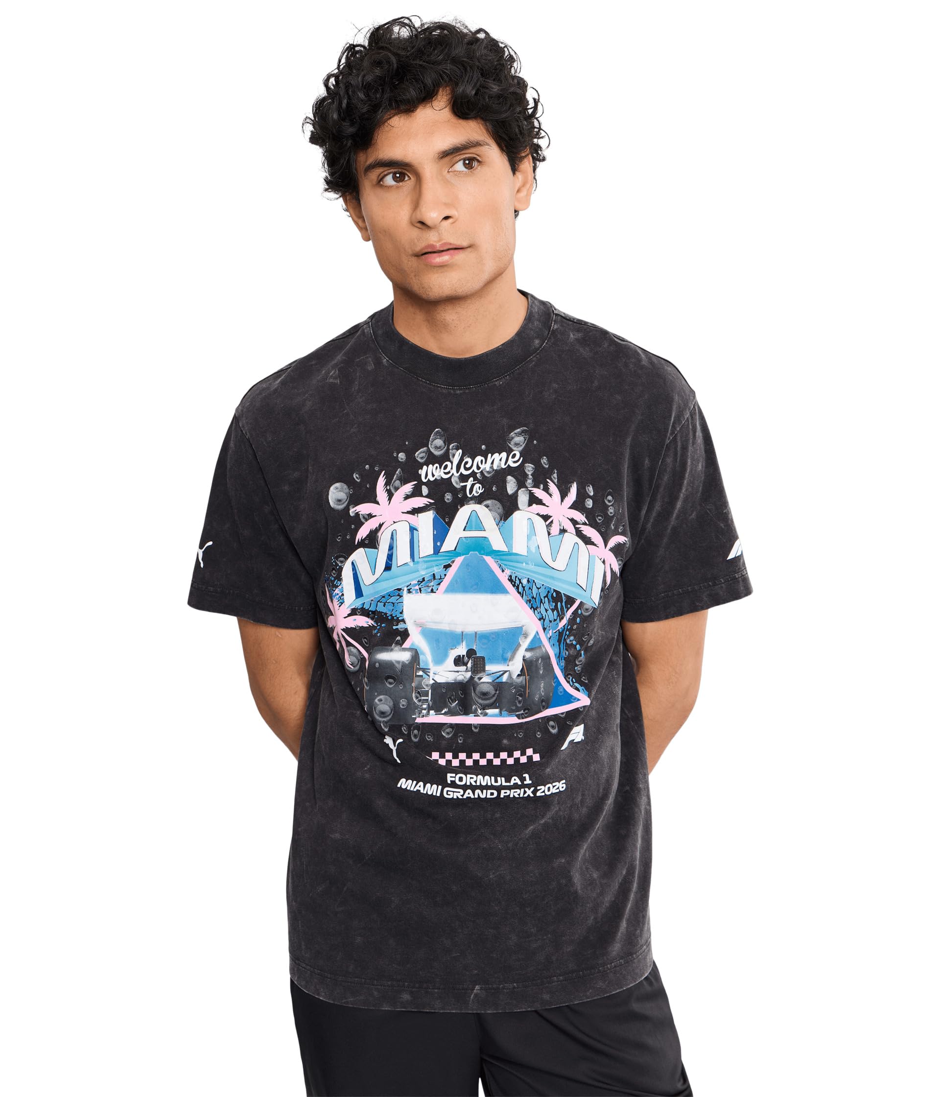 Formula 1 Miami Washed Graphic Футболка
