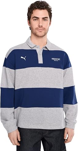 Porsche Legacy Lifestyle Crew Striped Knit Top