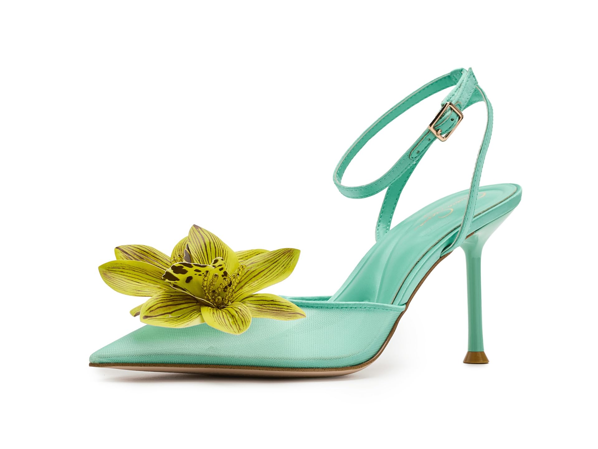 Vilyria 3D Floral Embellished High Heel