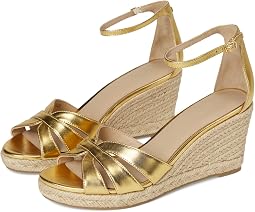 Женские сандалии Nellie Metallic Nappa Leather Espadrille