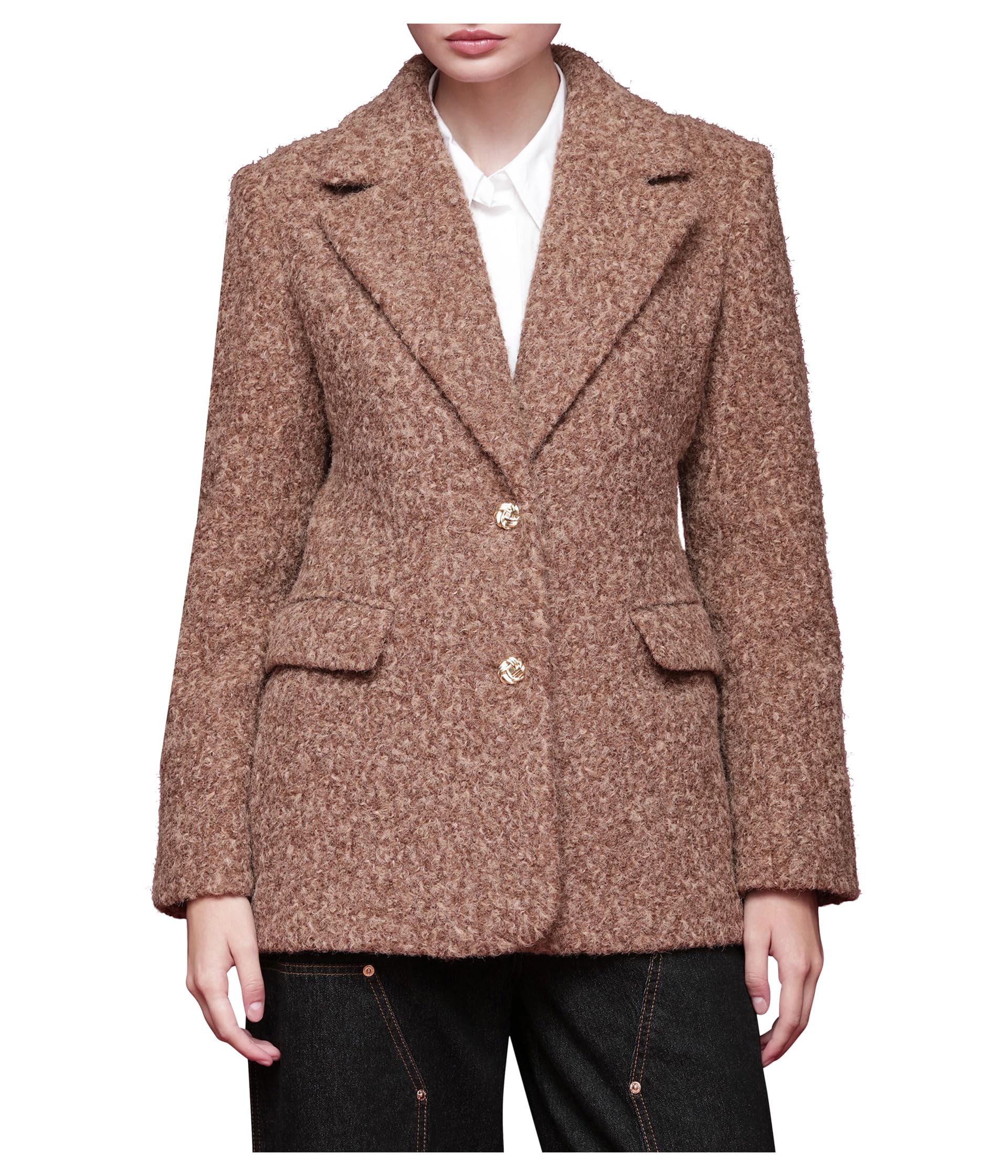 Tweed Textured Blazer