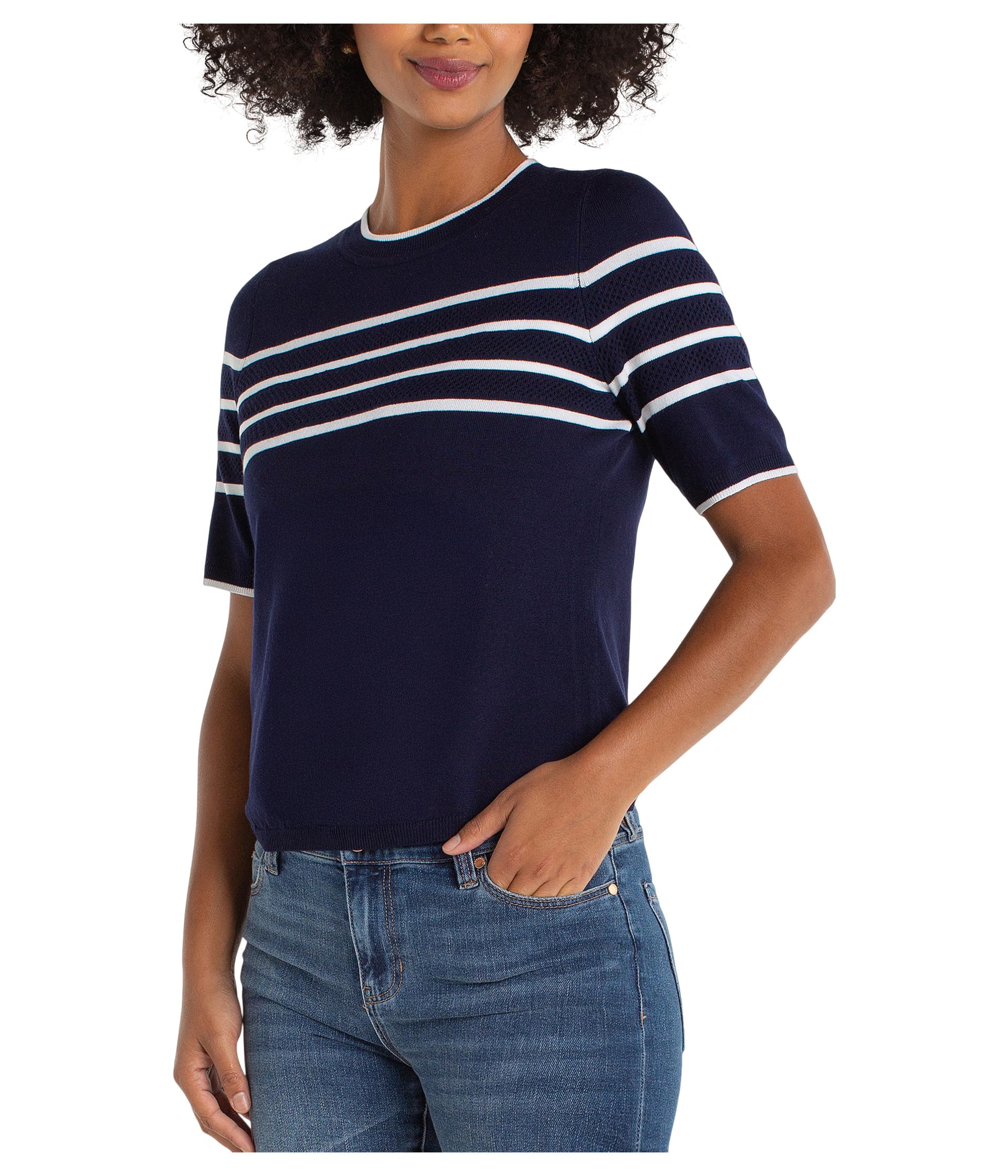 Женский джемпер Short Sleeve Crew Neck