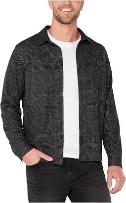Long Sleeve Button Up Knit Shirt