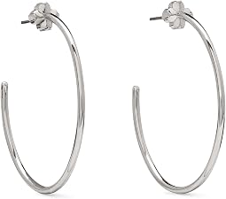 Spade Flower Hoops