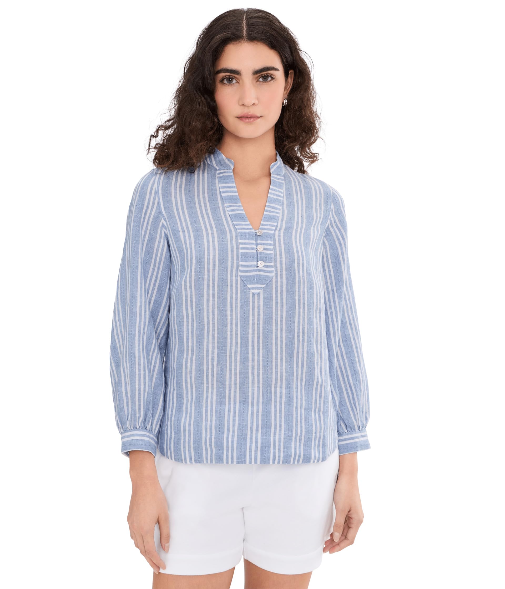 Beach Breeze Popover Blouse