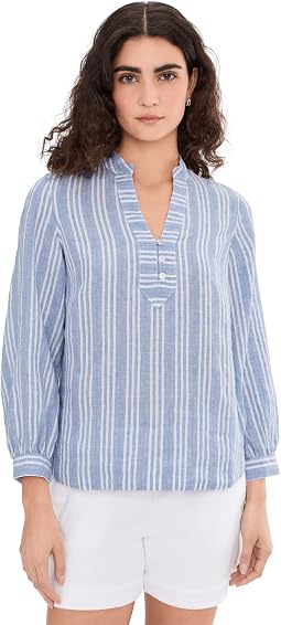 Beach Breeze Popover Blouse