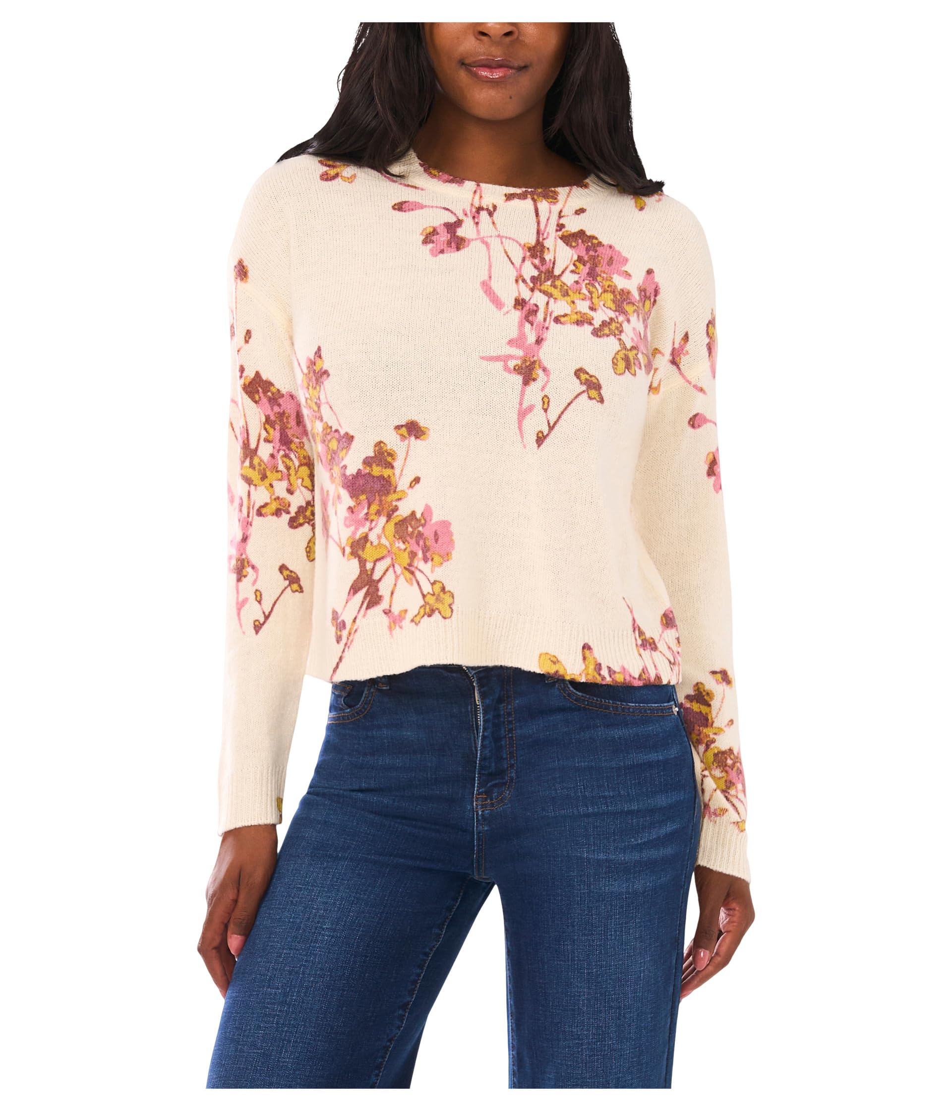 Electric Bouquets Crew Neck