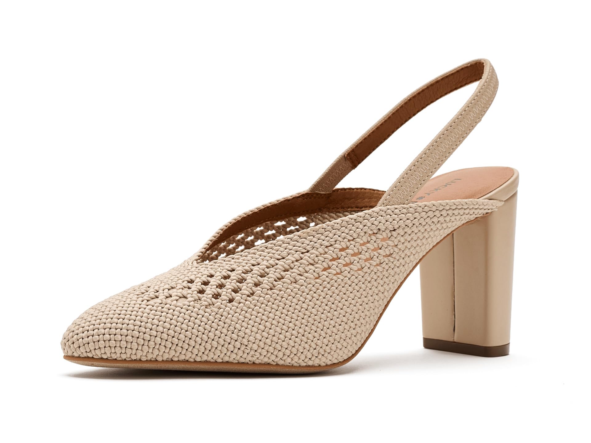 Melony Woven Slingback High Heel