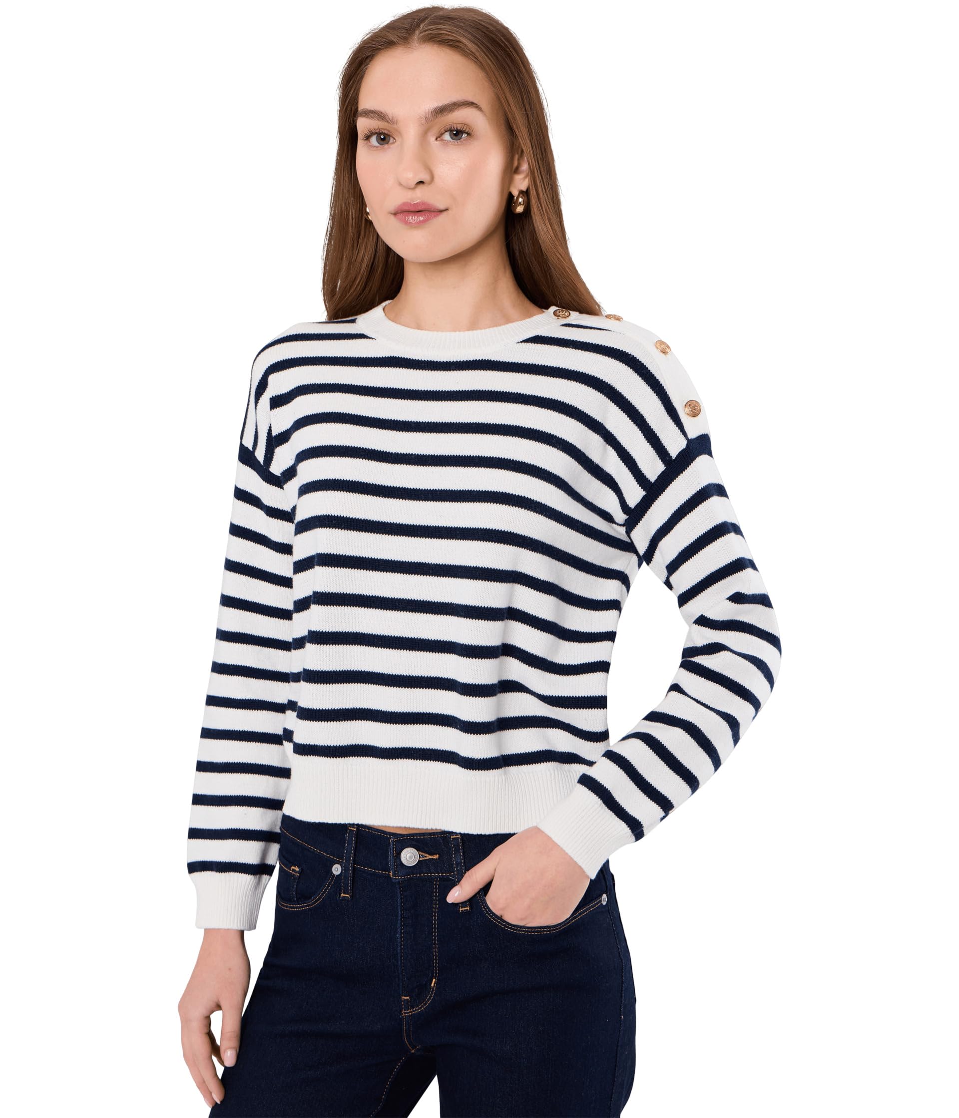 Long Sleeve Stripe Pullover