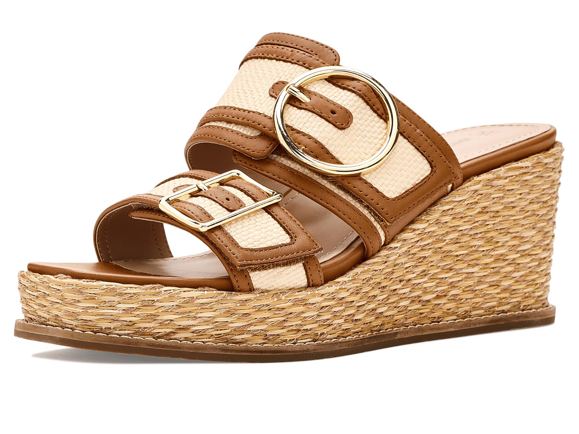 Мюли Mallory Double Buckle Wedge