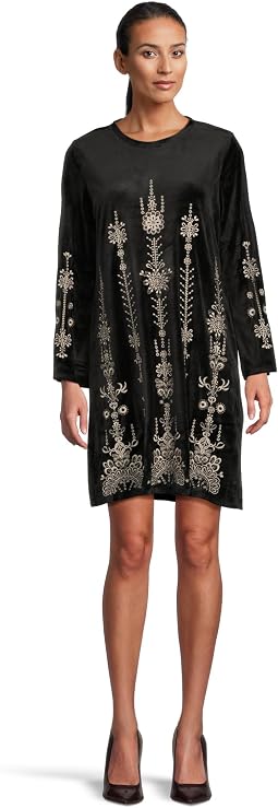 Bounce Velour Kimono Sleeve Dress - Marik