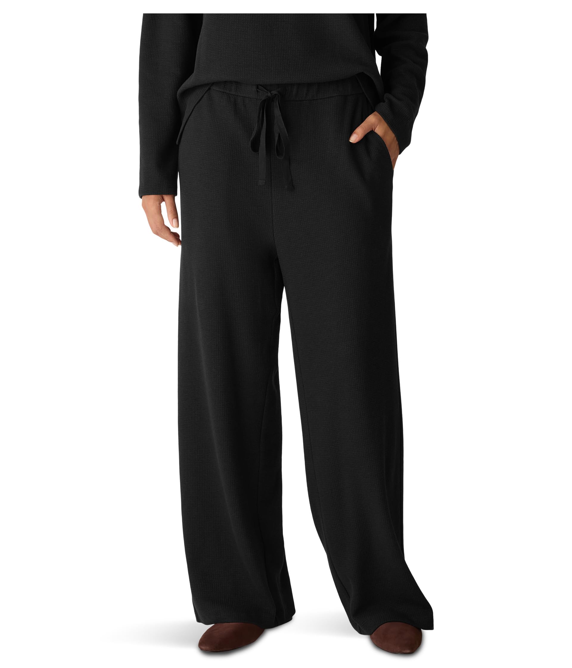 Женские брюки Eileen Fisher Waffle Doubleknit Wide Ankle