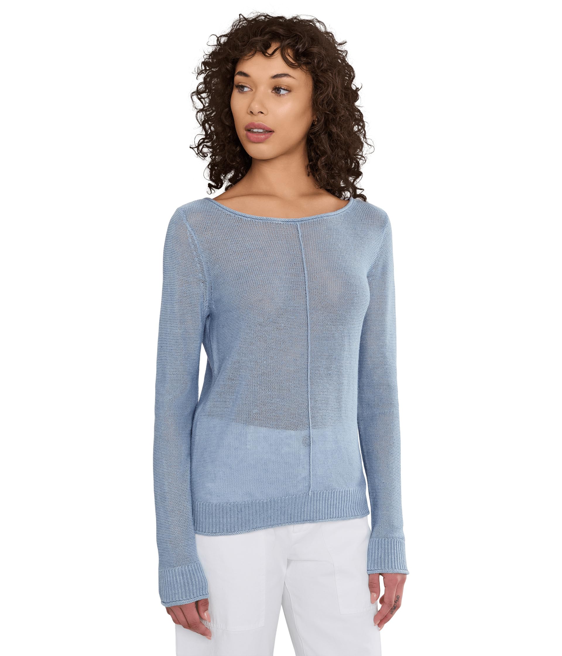 Cedar Linen Bateau Neck