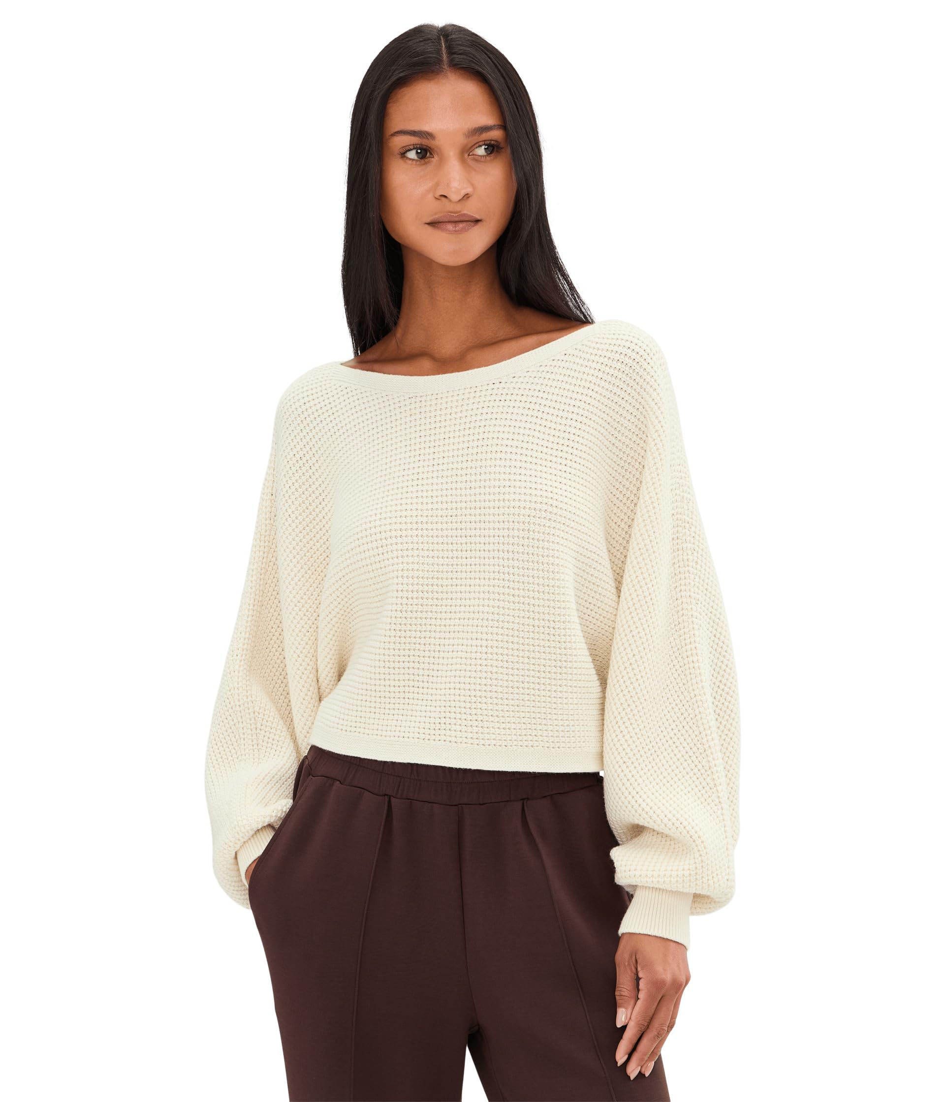 Ready For Barre Cropped Sweater