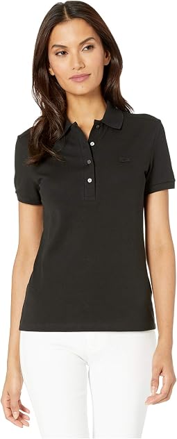 Женское поло Slim Fit Stretch Pique с коротким рукавом