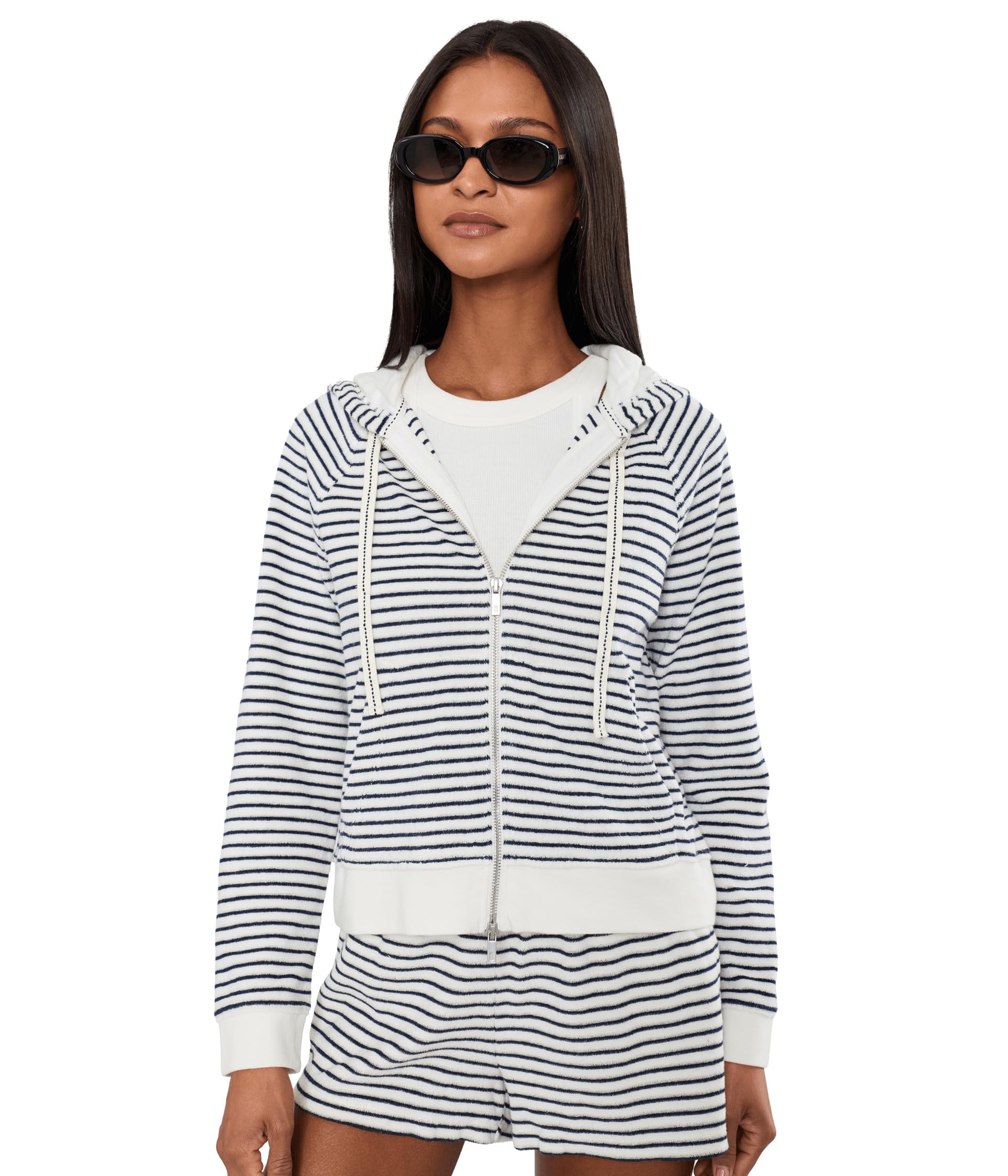 Suncoast Loop Terry Striped Hoodie