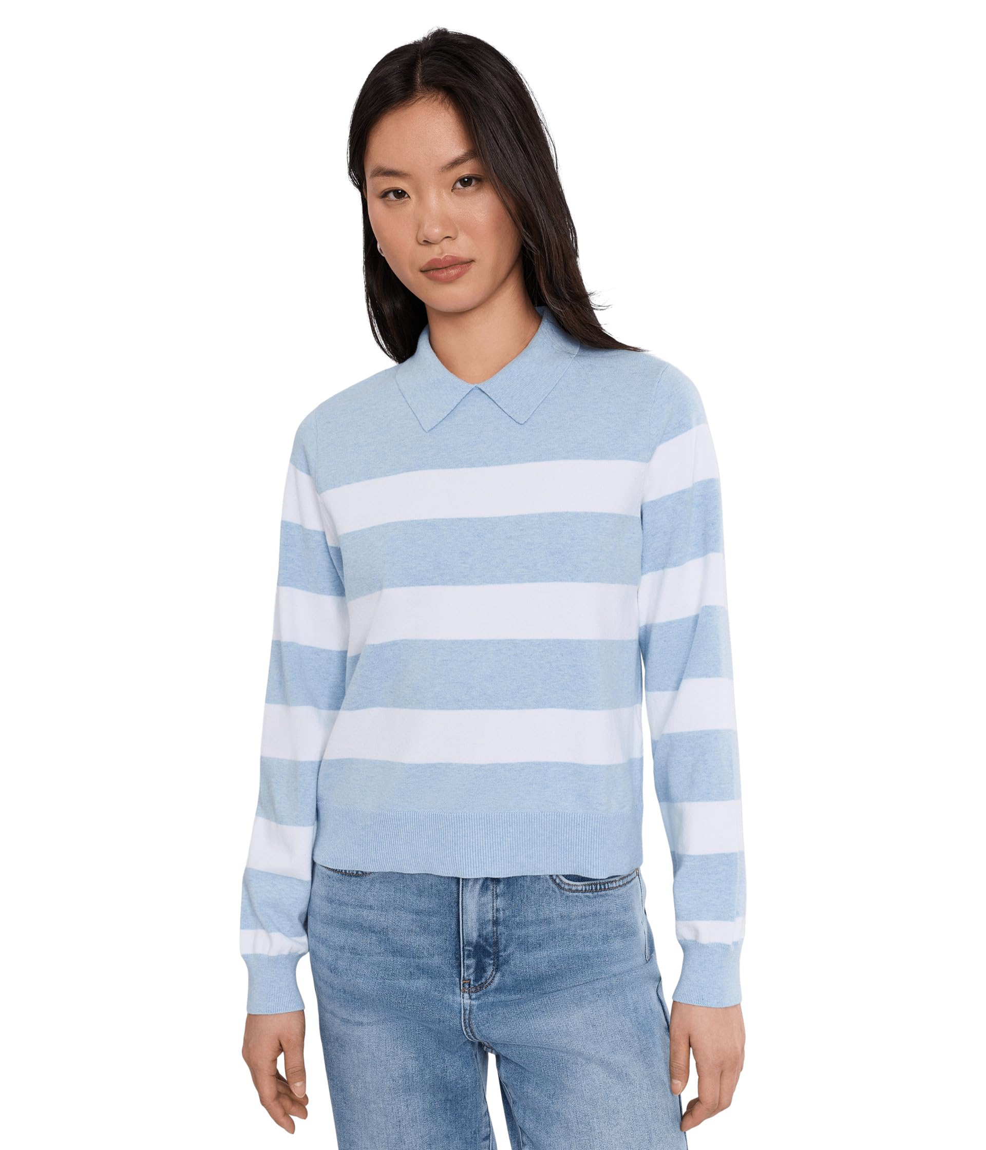 Phoebe Polo Stripe Sweater