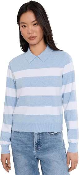 Phoebe Polo Stripe Sweater