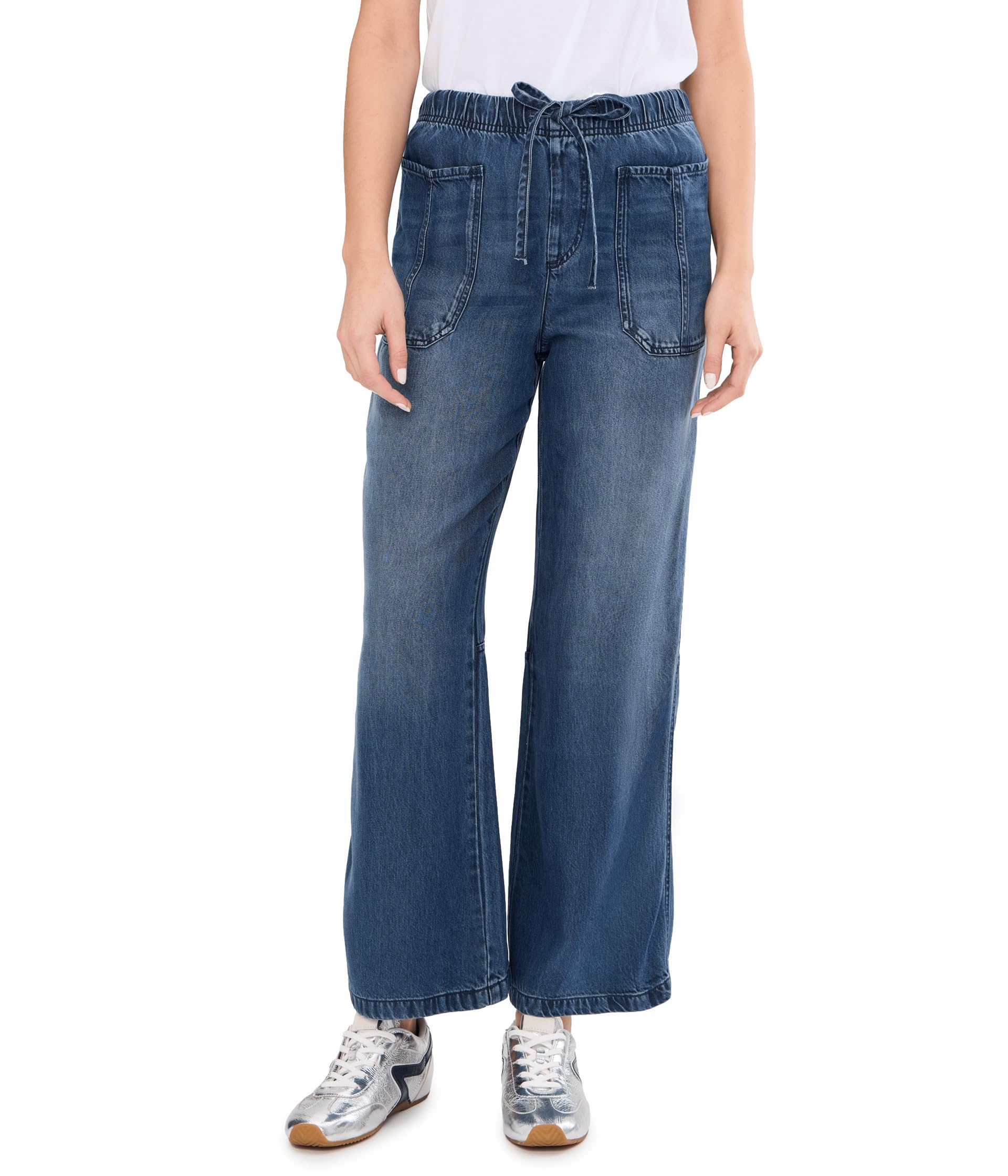 Lounge Denim Straight Pants