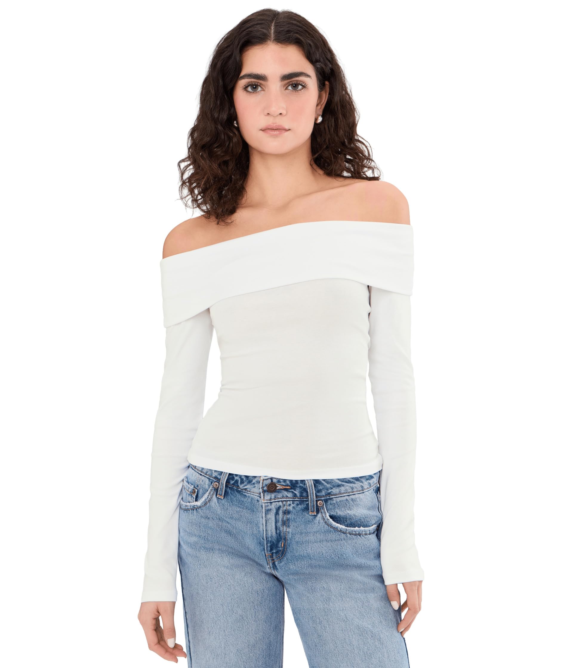 Josie Off Shoulder Long Sleeve Top