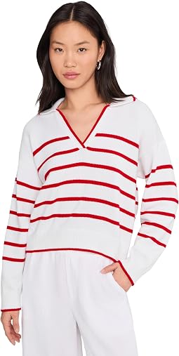 Свитер Splendid Arden Stripe Polo Женский
