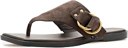 Umber Dark Brown Suede
