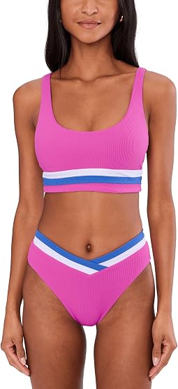 Женский спортивный топ Coast Line Rib Rory Color Block