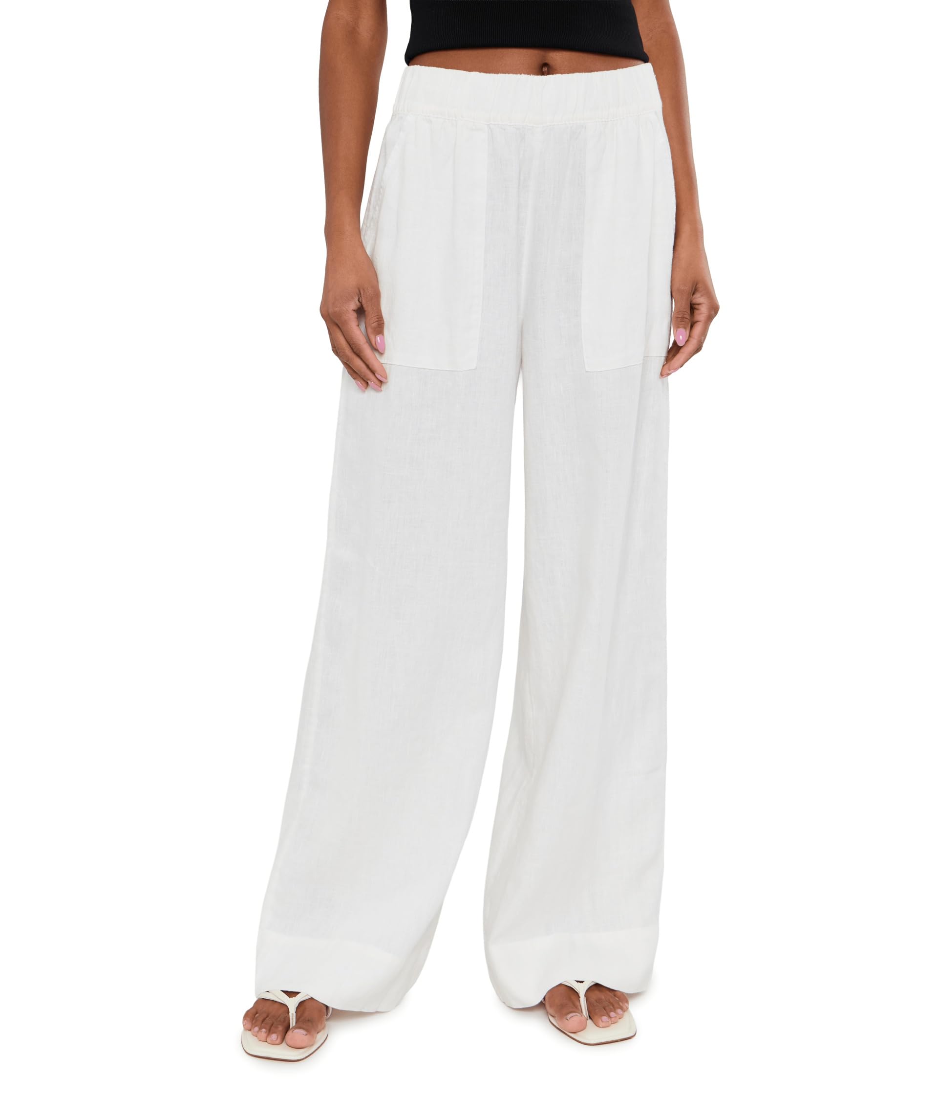 Easy Wide Leg Linen Pants