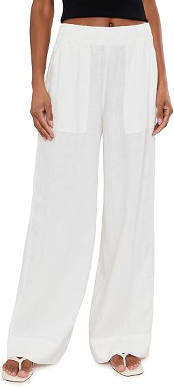 Easy Wide Leg Linen Pants