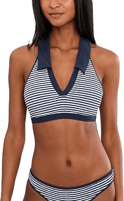 Club House Halter Top with Collar