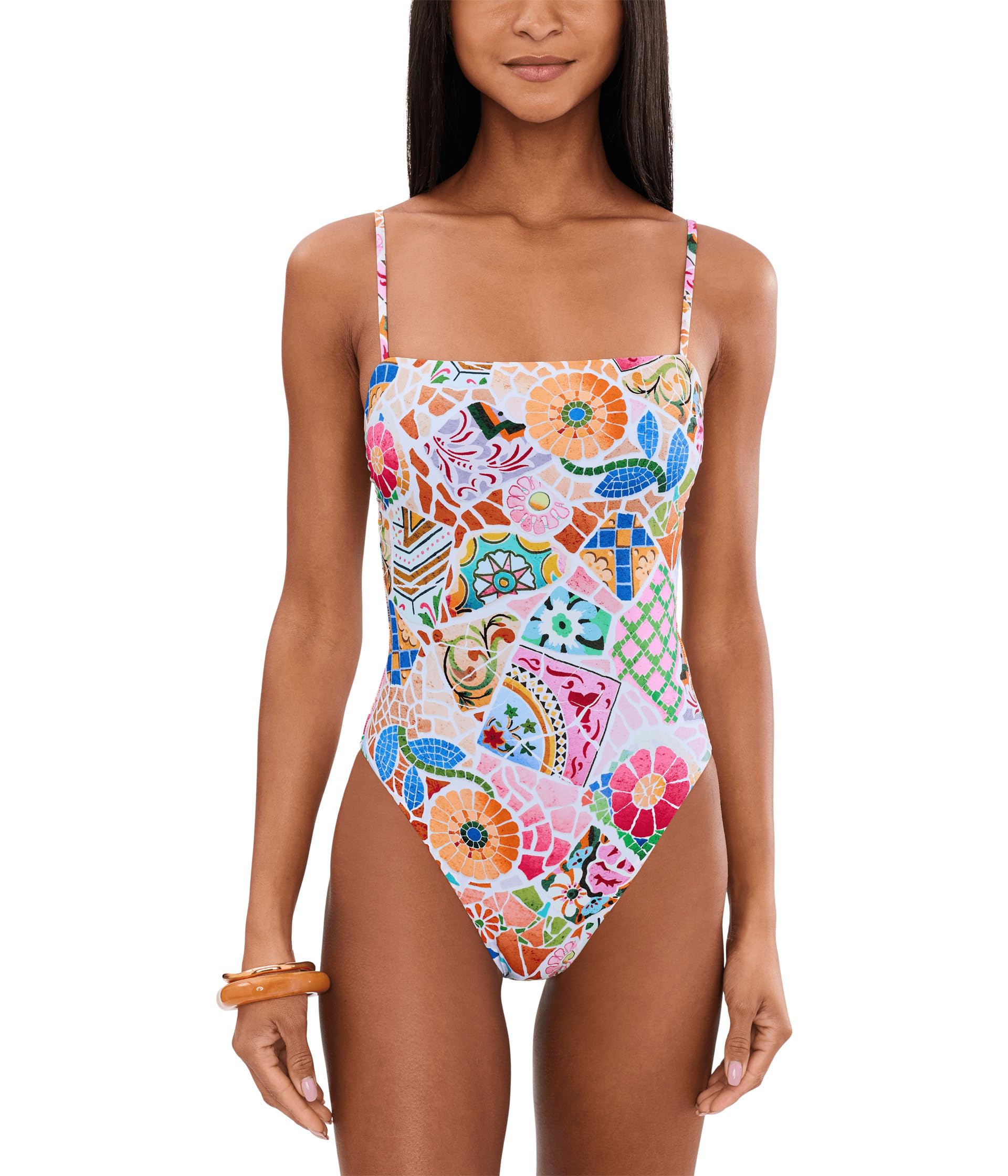 BeachBohème Square Neck One-Piece