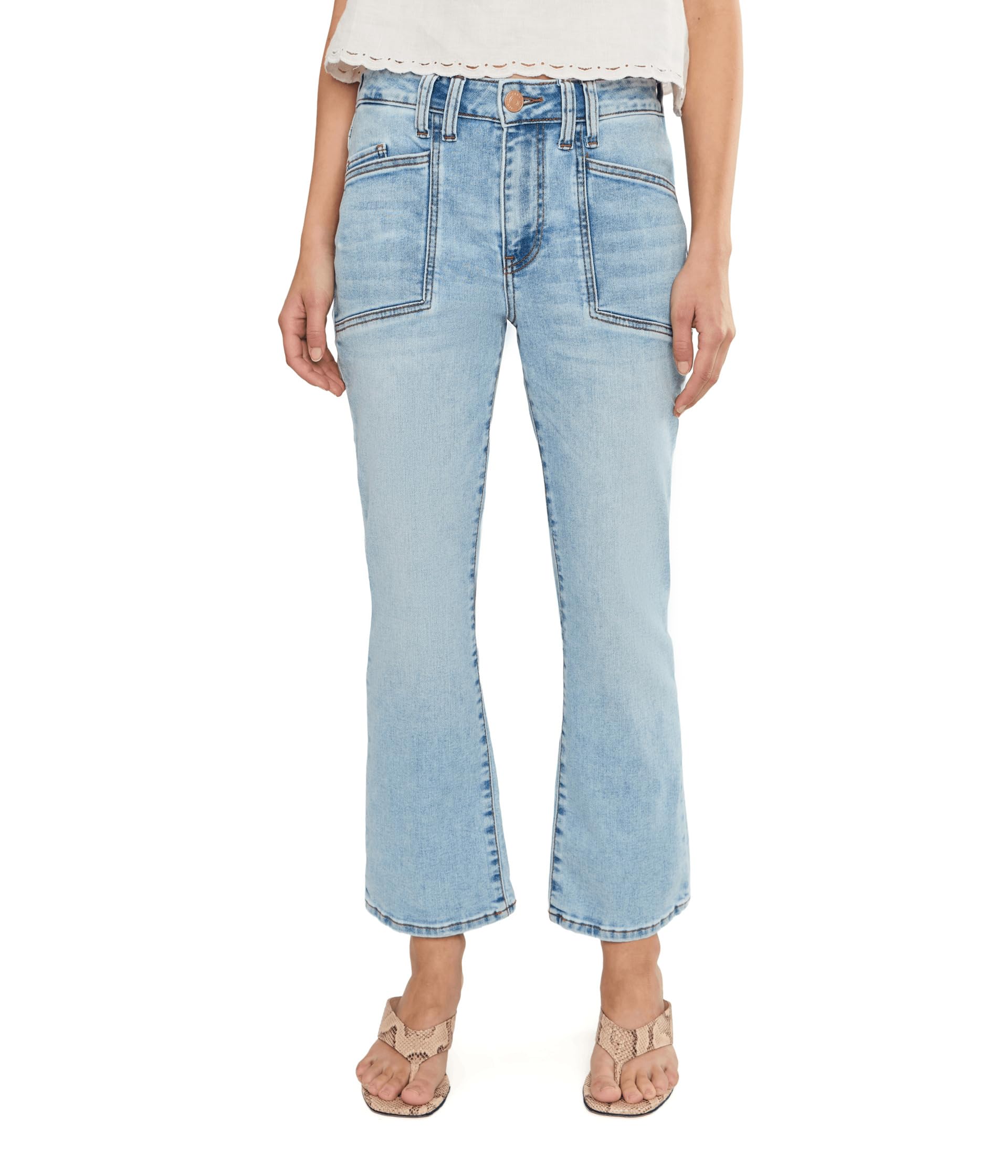 Petite Kelsey High-Rise Ankle Flare