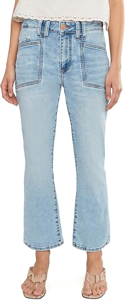 Женские джинсы Petite KUT from the Kloth Kelsey High-Rise Ankle Flare