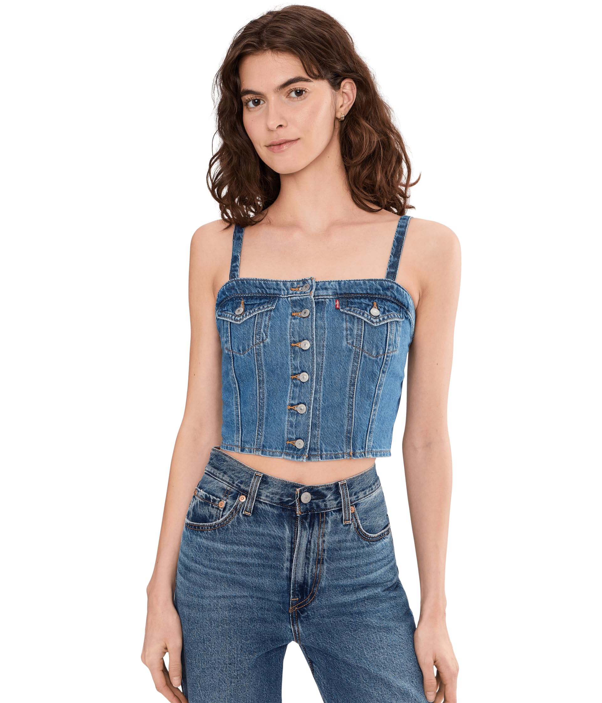Denim Tube Vest