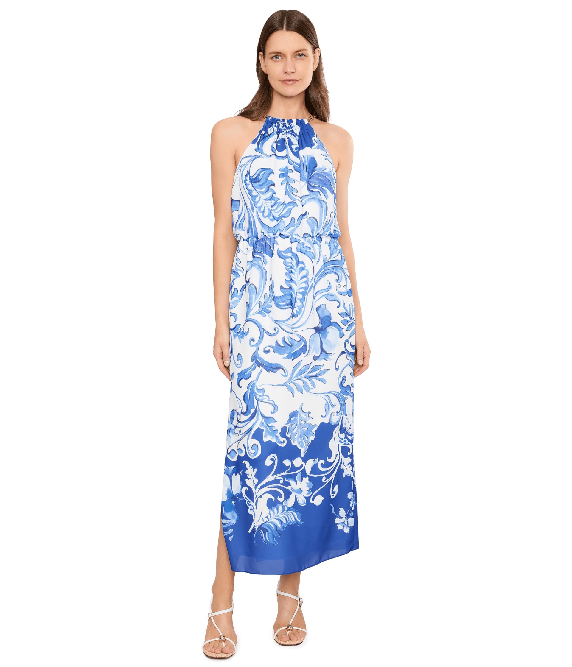 Платье Adrianna Papell Printed Blouson