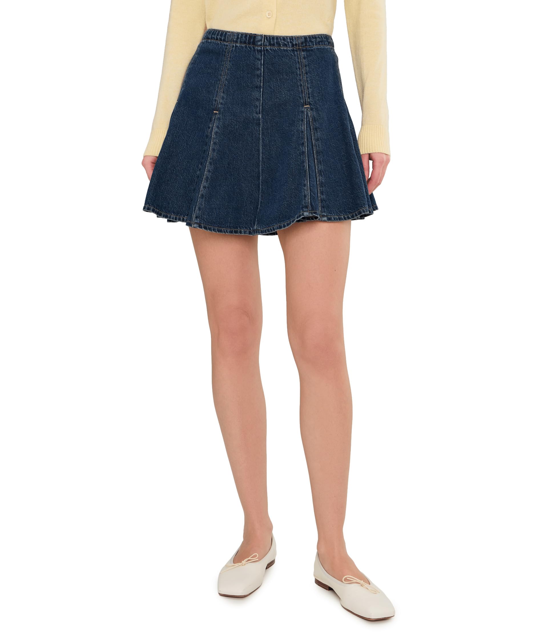 Godet Mini Skirt