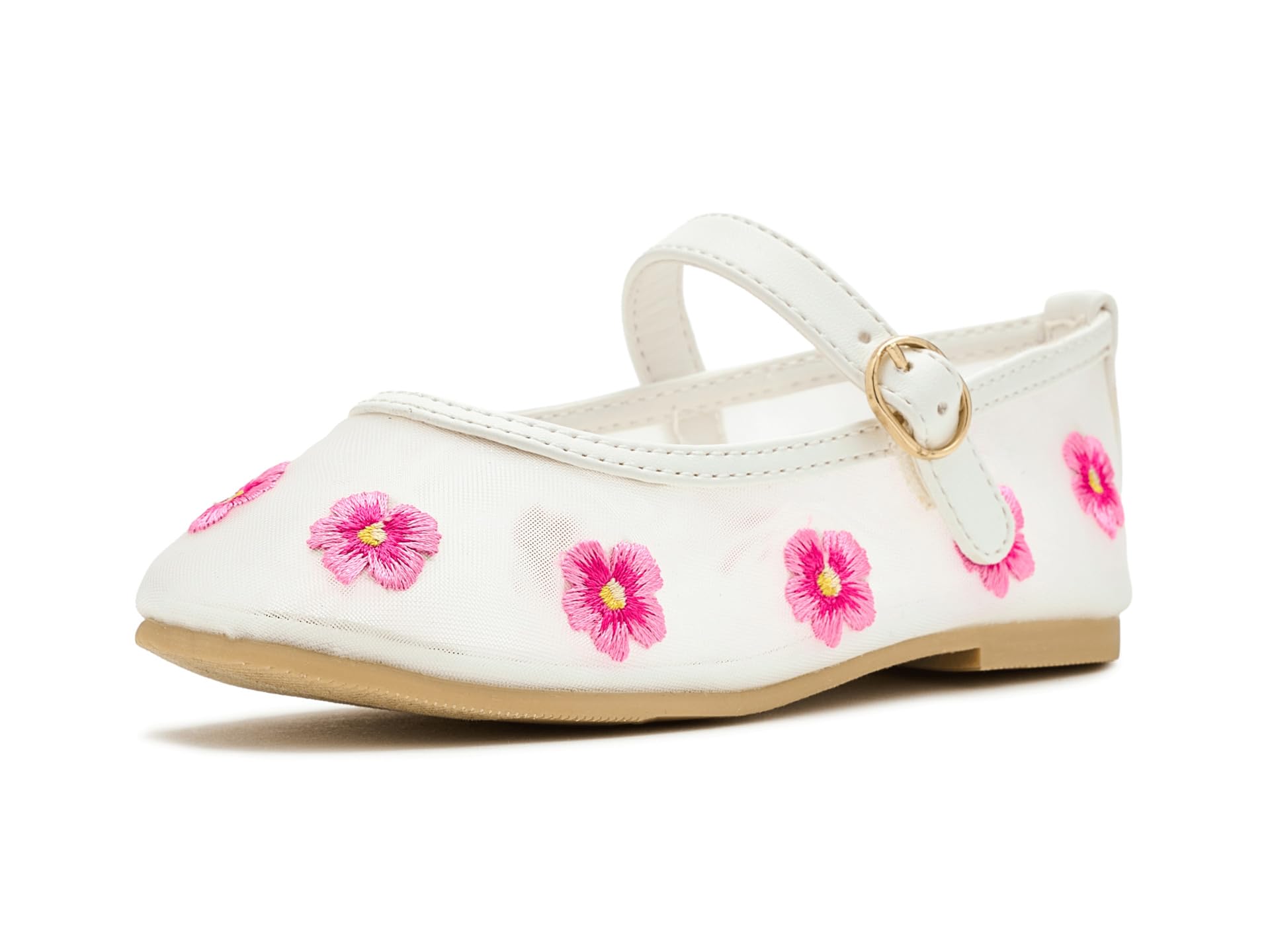 Текстильные туфли Mesh Floral Flat (Детский)