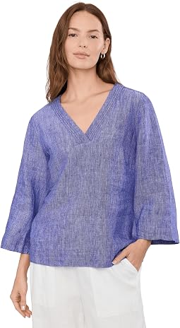 Женская блузка с V-образным вырезом Coastalina Popover
