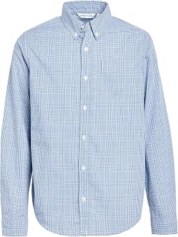 Tattersol Button Down Shirt (Toddler/Little Kid/Big Kid)