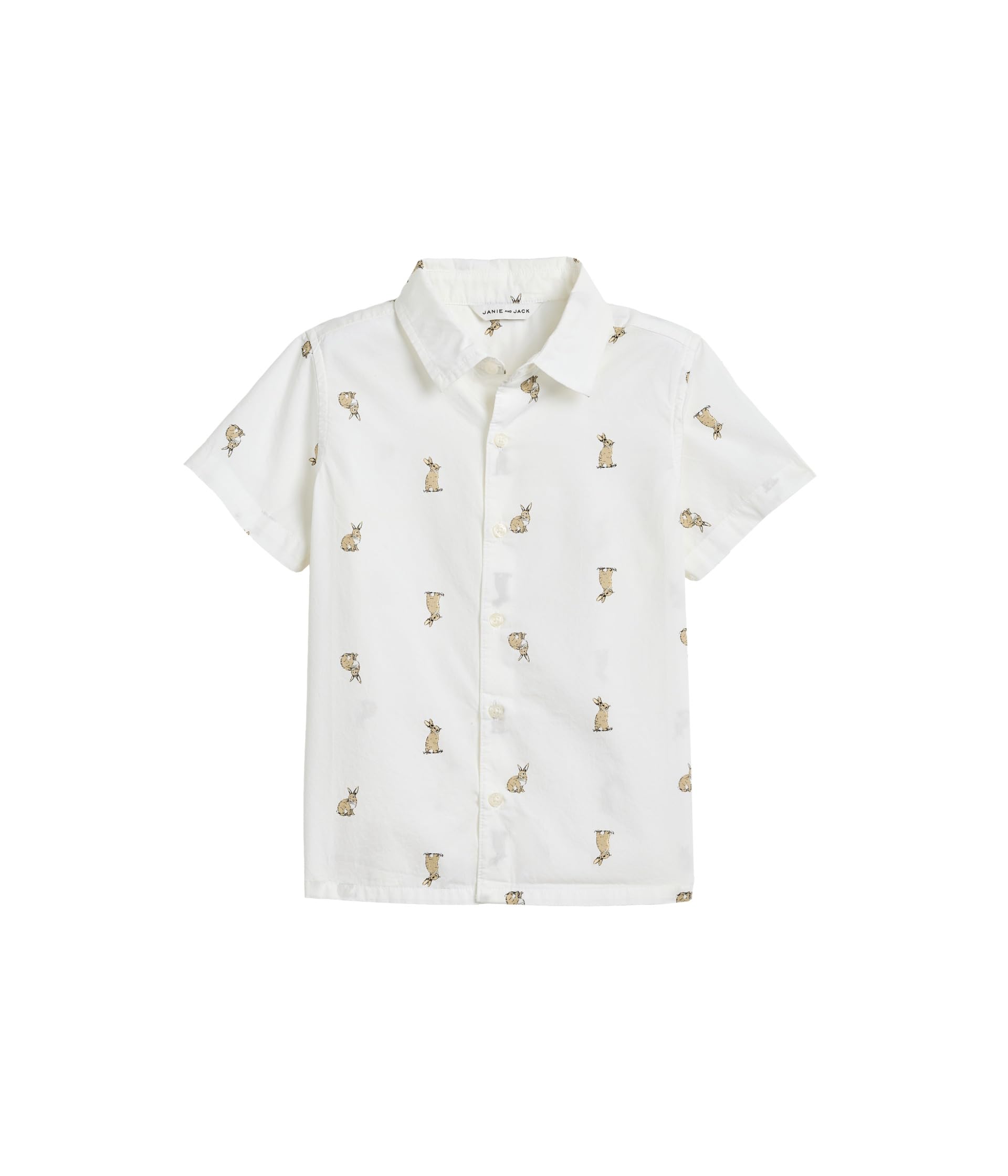 Рубашка Janie and Jack Bunny Print Button Down (Toddler/Little Kid/Big Kid)