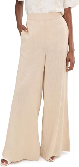Брюки с широкими штанинами и карманами Vince Camuto