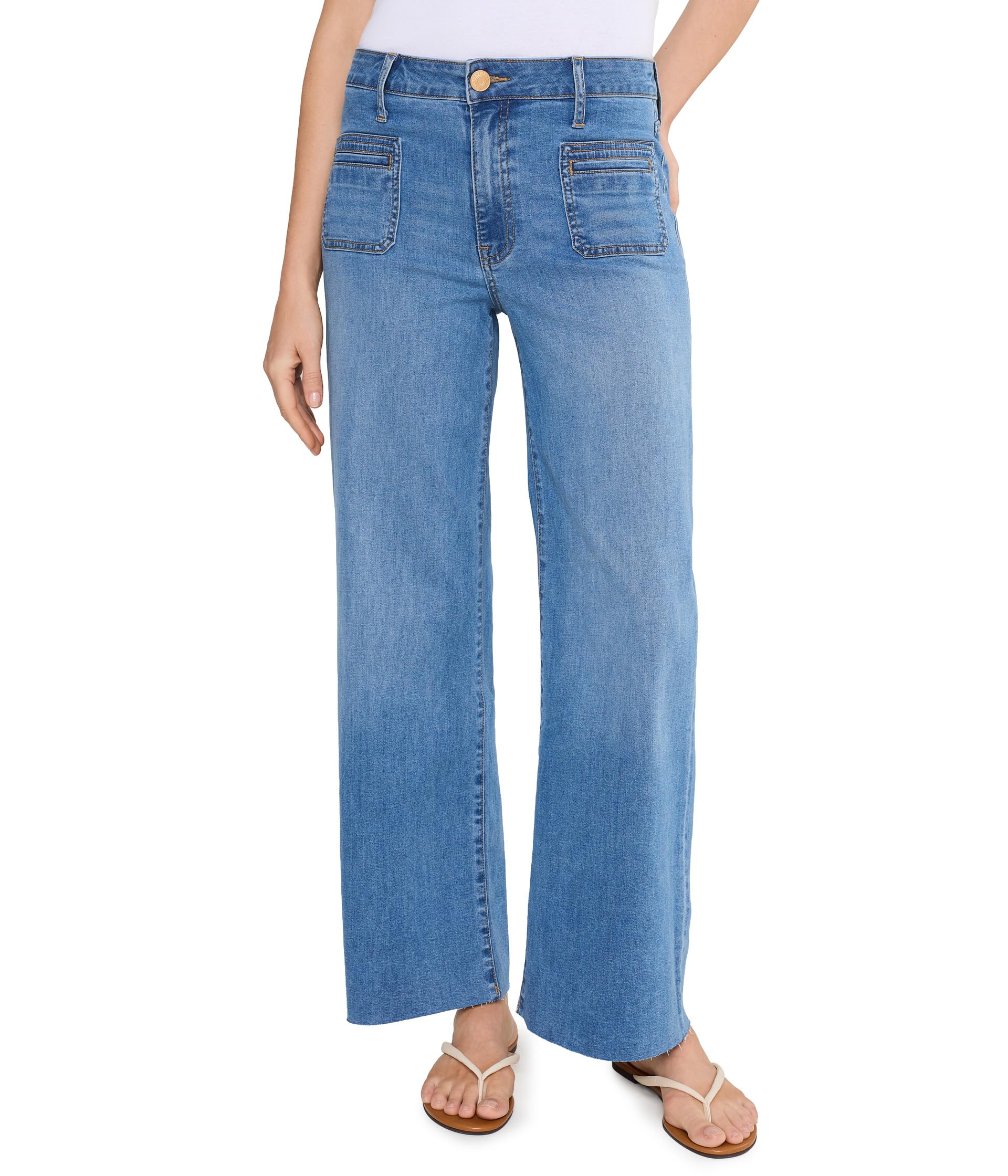 Meg High-rise Wide Leg In Sunny