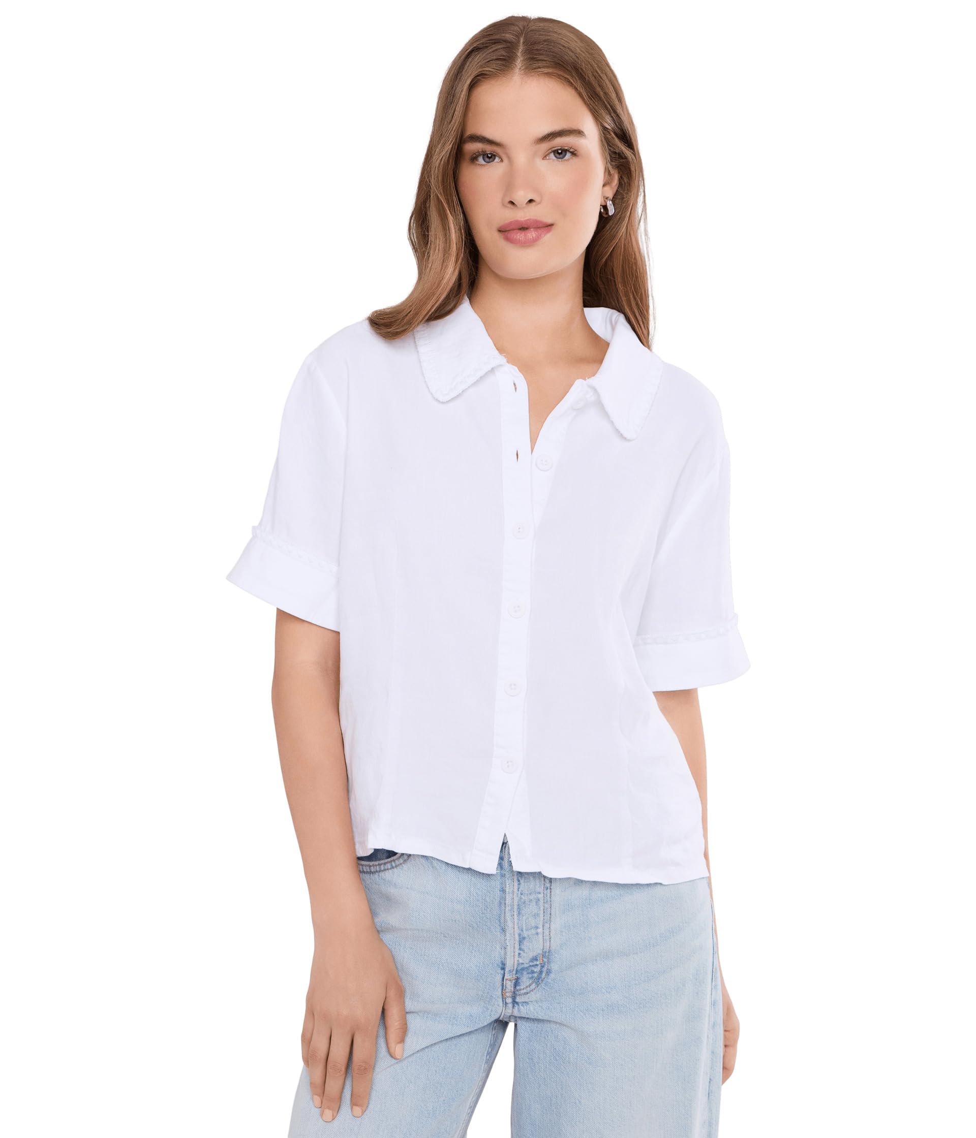 Marisol Linen Button Front Top