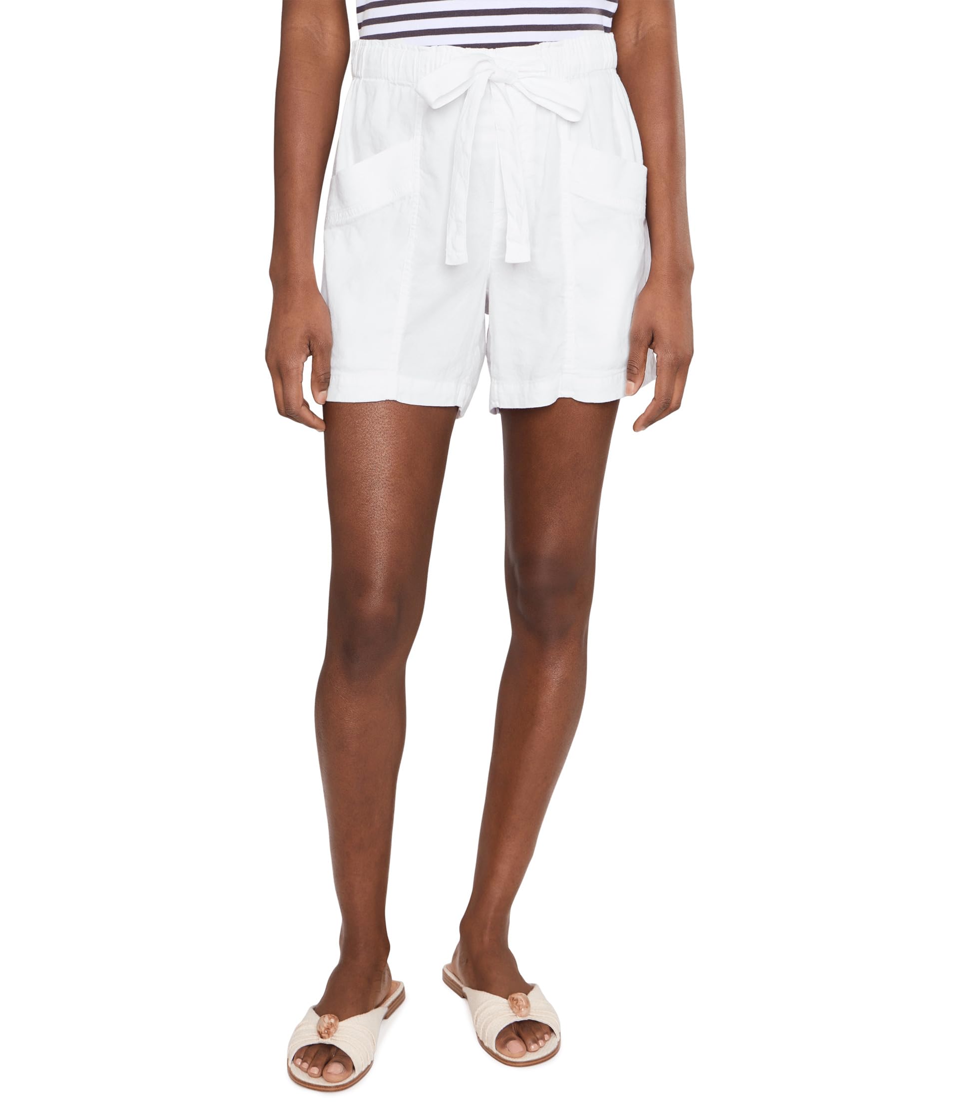 Preston High-rise Linen Shorts