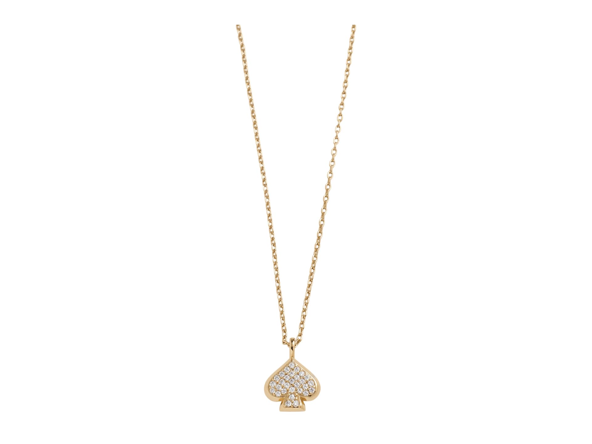 Everyday Spade Pave Mini Pendant
