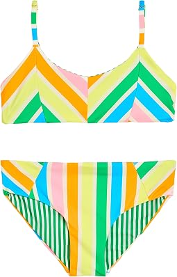 Rhythmic Lines Mahé Girls Swimwear (Little Kids/Big Kids)