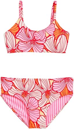 Retro Bloom Pear Girls Swimwear (Little Kids/Big Kids)