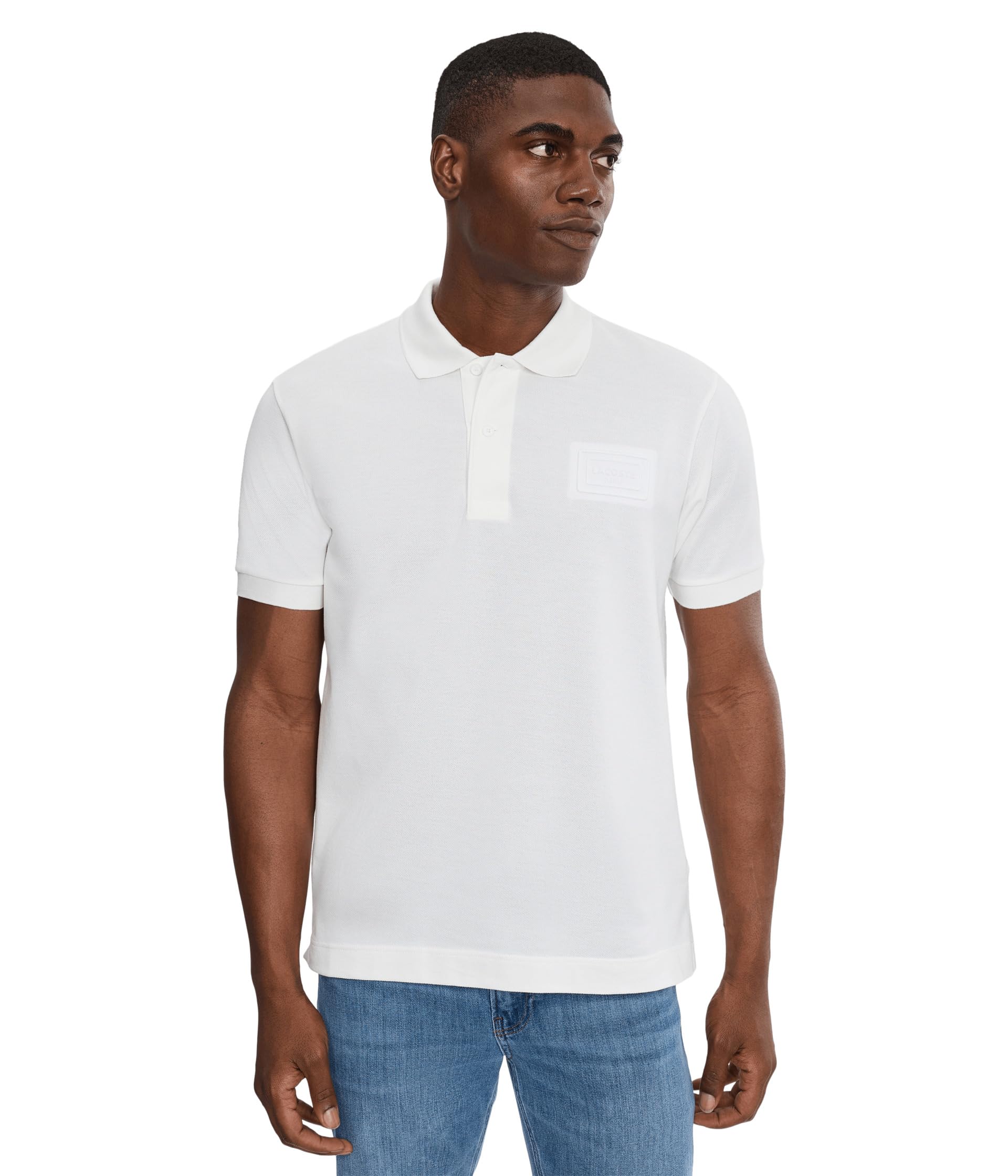 Classic Fit Embossed Branding Polo Shirt